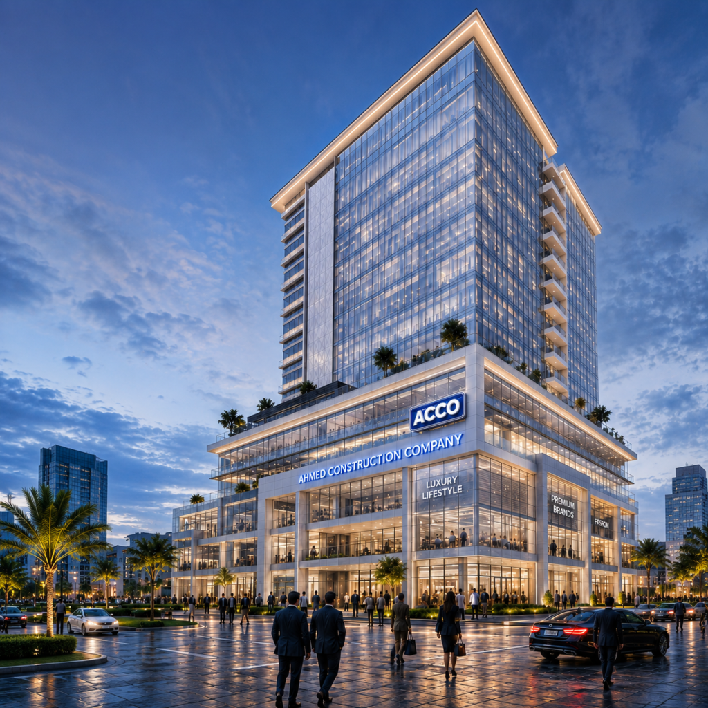 ACCO architecture company in Lahore, modern commercial building design