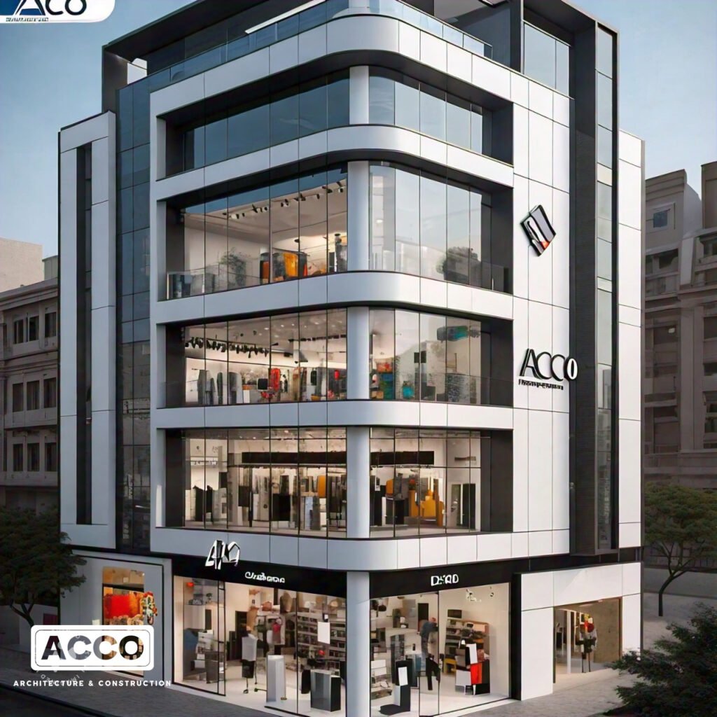 commercial plaza construction c