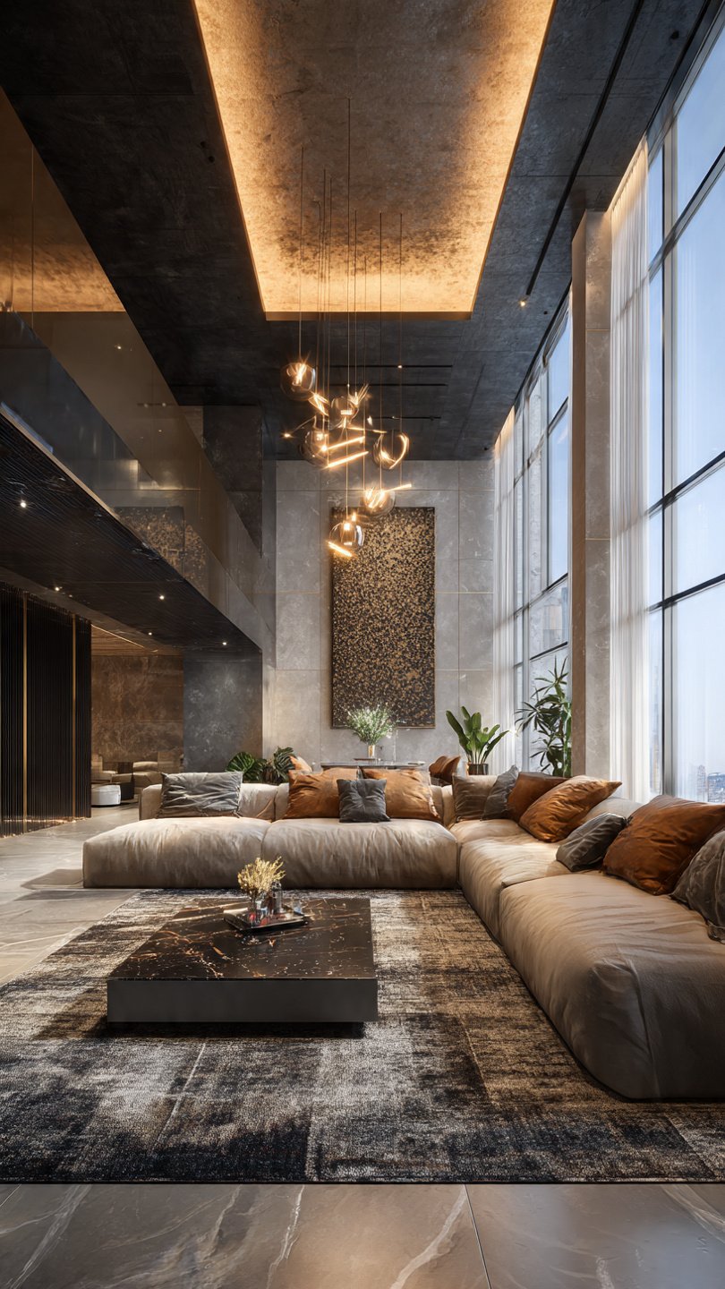 Finished living room interior (illustrative image)