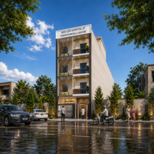 New Life Hospital design by ACCO, Darogawala, Lahore