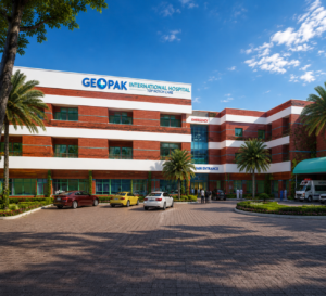 Geopak Hospital design by ACCO, Mohlanwal, Lahore