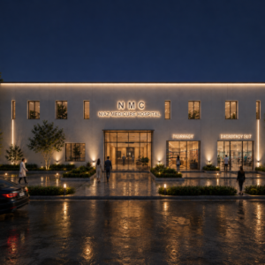 Niaz Medicare Hospital design by ACCO, Faisalabad