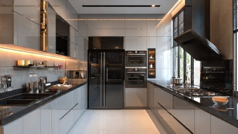 Modern modular kitchen interior design in Lahore