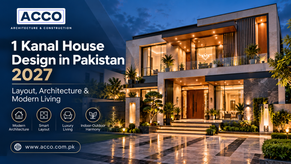 1 Kanal House Design in Pakistan 2027: Layout, Architecture & Modern Living
